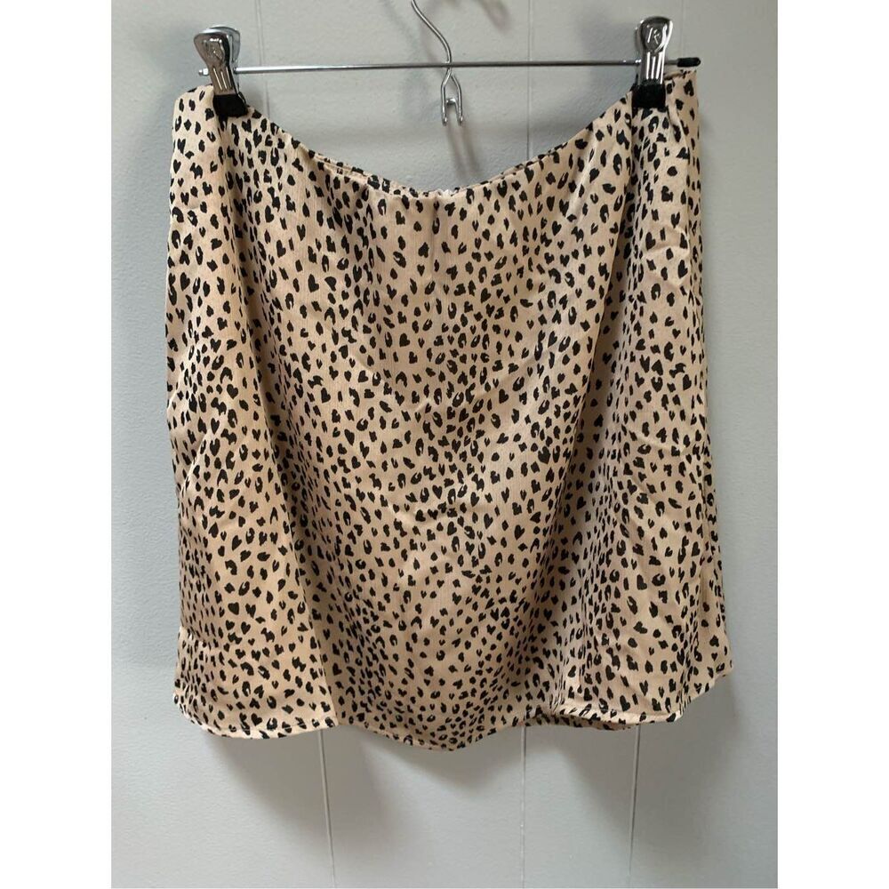 NWT! Princess Polly Leopard Print Dana Mini Skirt size 12 - Picture 6 of 7